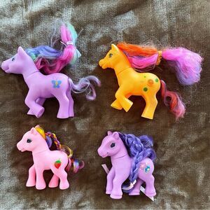 Colorful Pony Toy Set